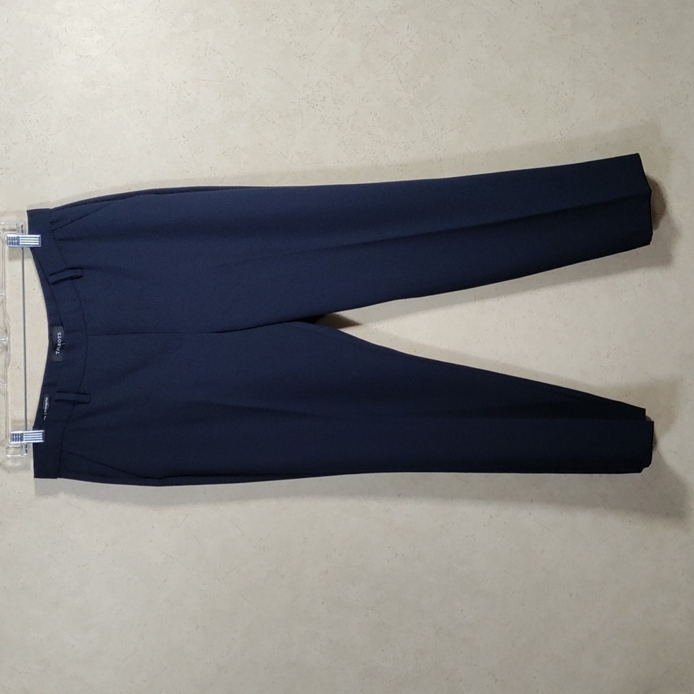 I173 Talbots navy blue Cambridge pants 10P NWT